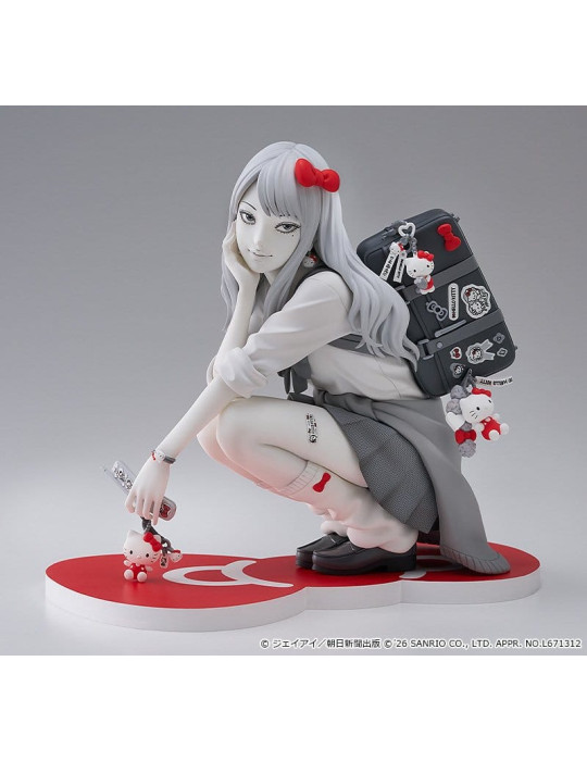 Junji Ito figurine PVC Gyaru Tomie x Hello Kitty 14 cm Good Smile