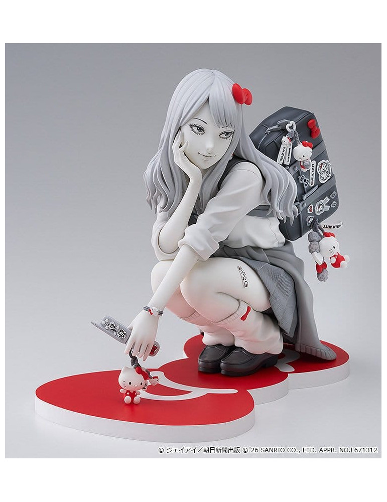 Junji Ito figurine PVC Gyaru Tomie x Hello Kitty 14 cm Good Smile