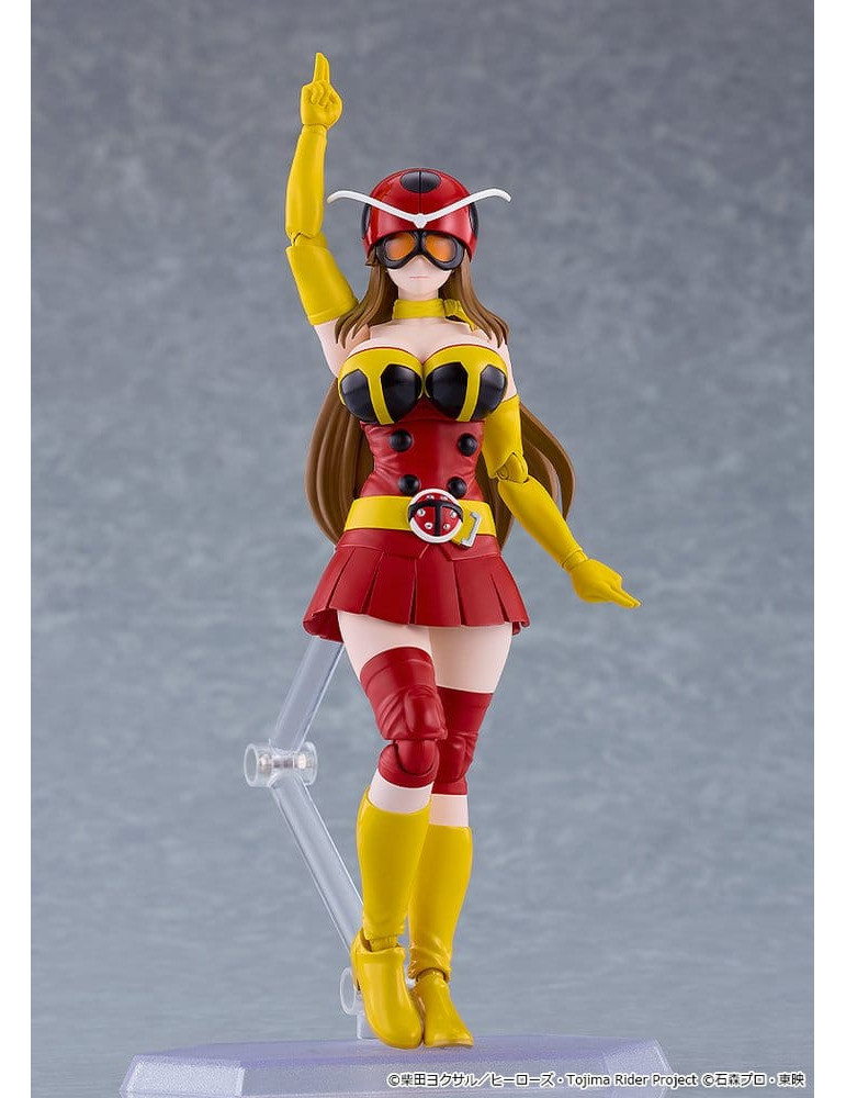 Tojima Wants to Be a Kamen Rider Figma Action Figure Yuriko Okada (Electro-Wave Human Tackle Ver.) 14 cm Good Smile