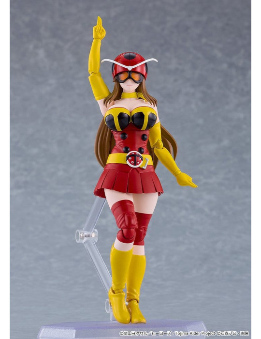 Tojima Wants to Be a Kamen Rider Figma Action Figure Yuriko Okada (Electro-Wave Human Tackle Ver.) 14 cm Good Smile