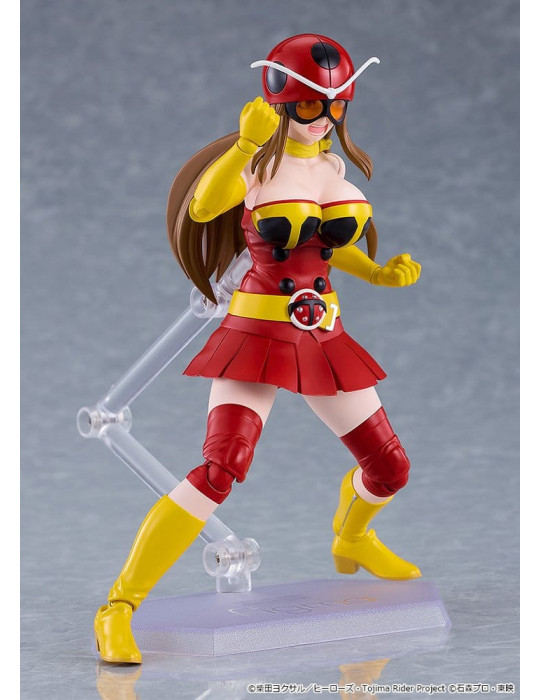 Tojima Wants to Be a Kamen Rider Figma Action Figure Yuriko Okada (Electro-Wave Human Tackle Ver.) 14 cm Good Smile