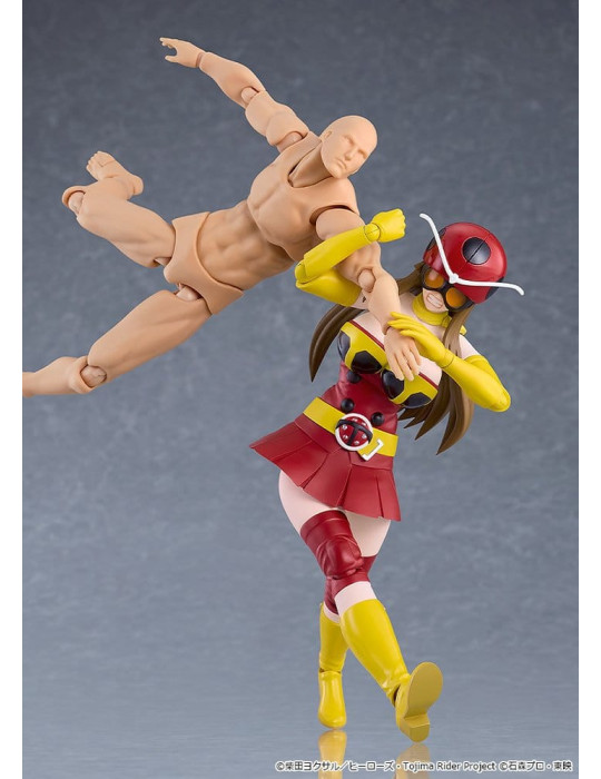 Tojima Wants to Be a Kamen Rider Figma Action Figure Yuriko Okada (Electro-Wave Human Tackle Ver.) 14 cm Good Smile