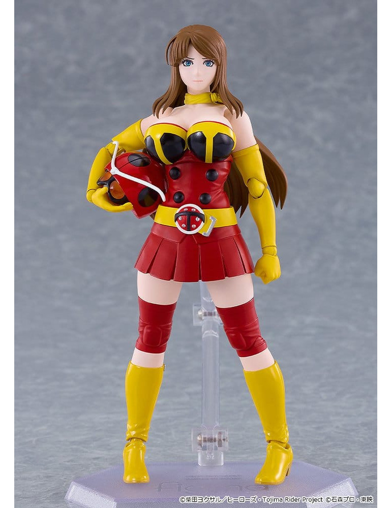 Tojima Wants to Be a Kamen Rider Figma Action Figure Yuriko Okada (Electro-Wave Human Tackle Ver.) 14 cm Good Smile