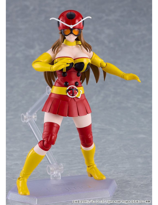 Tojima Wants to Be a Kamen Rider Figma Action Figure Yuriko Okada (Electro-Wave Human Tackle Ver.) 14 cm Good Smile