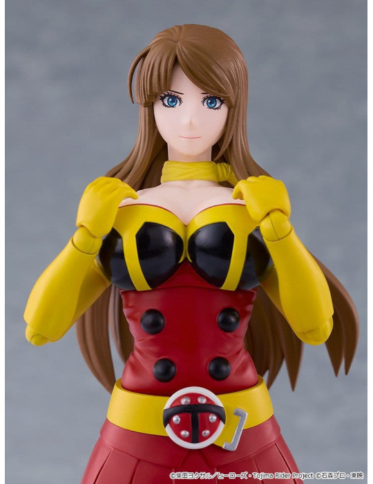 Tojima Wants to Be a Kamen Rider Figma Action Figure Yuriko Okada (Electro-Wave Human Tackle Ver.) 14 cm Good Smile