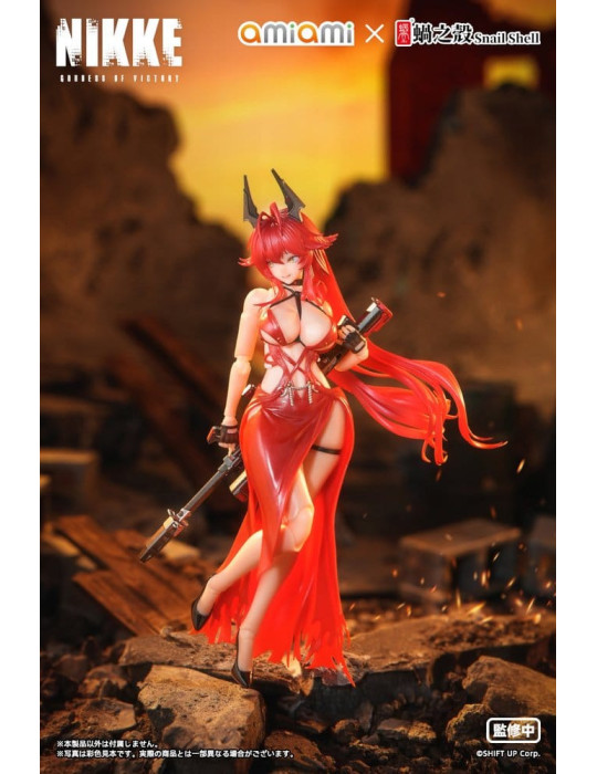 Goddess of Victory: Nikke Action Figure 1/12 Red Hood Nonsense Red 16 cm Snail Shell
