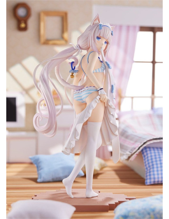 Nekopara figurine PVC 1/7 Vanilla Dress up time 24 cm Plum