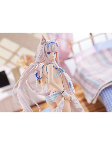 Nekopara PVC Figure 1/7 Vanilla Dress up time 24 cm Plum 2