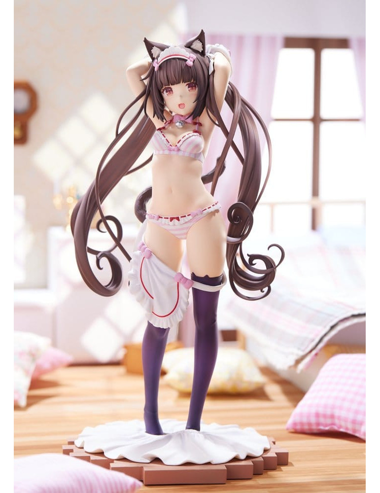 Nekopara PVC Figure 1/7 Chocola Dress up time 24 cm Plum