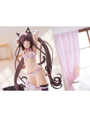 Nekopara PVC Figure 1/7 Chocola Dress up time 24 cm Plum 2