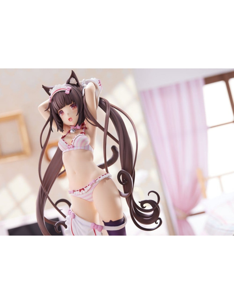 Nekopara figurine PVC 1/7 Chocola Dress up time 24 cm Plum