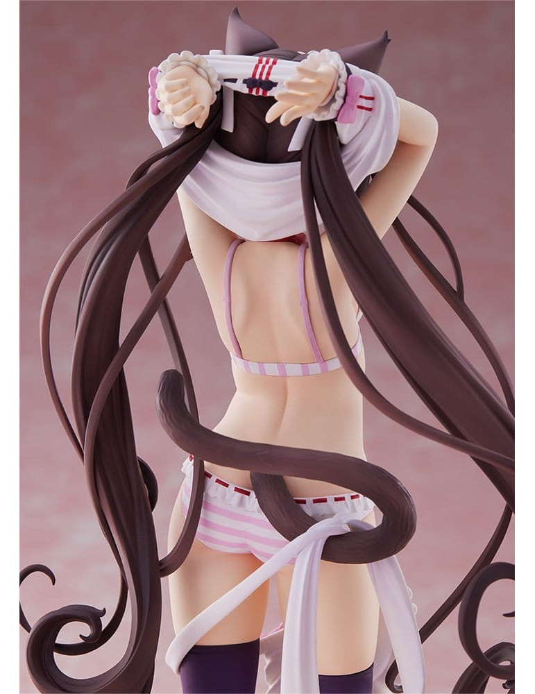 Nekopara PVC Figure 1/7 Chocola Dress up time 24 cm Plum