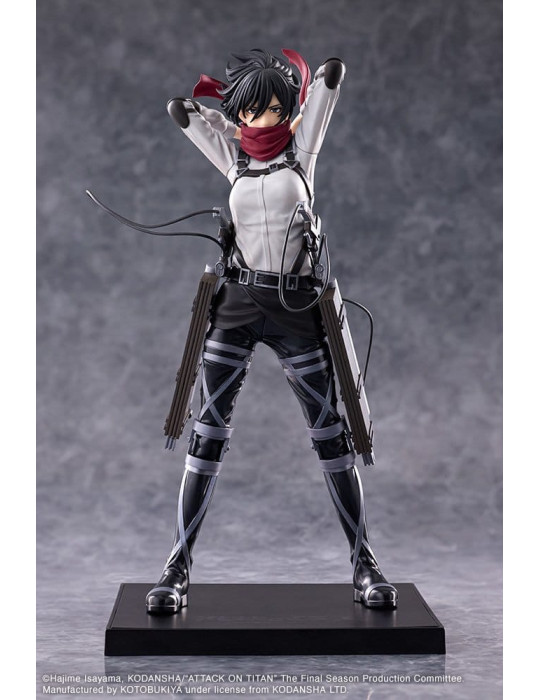 Attack on Titan: The Final Season figurine PVC Oshi Works Mikasa Ackerman The Final Season Ver. 25 cm Kotobukiya
