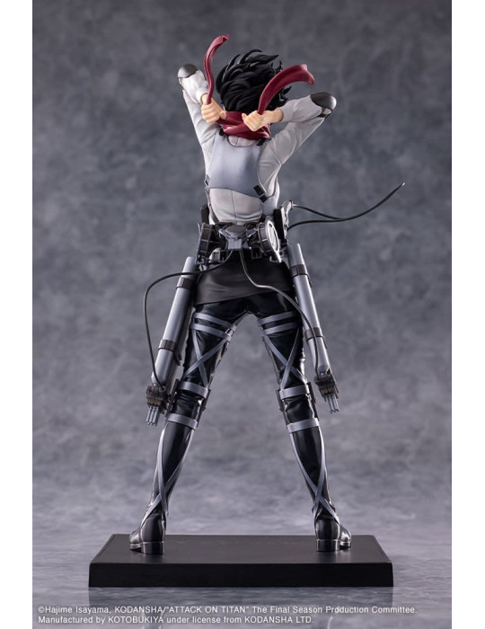 Attack on Titan: The Final Season figurine PVC Oshi Works Mikasa Ackerman The Final Season Ver. 25 cm Kotobukiya