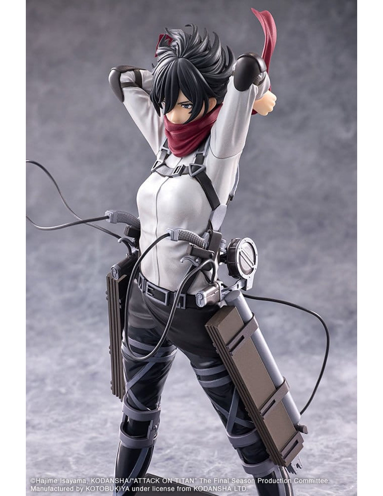 Attack on Titan: The Final Season figurine PVC Oshi Works Mikasa Ackerman The Final Season Ver. 25 cm Kotobukiya