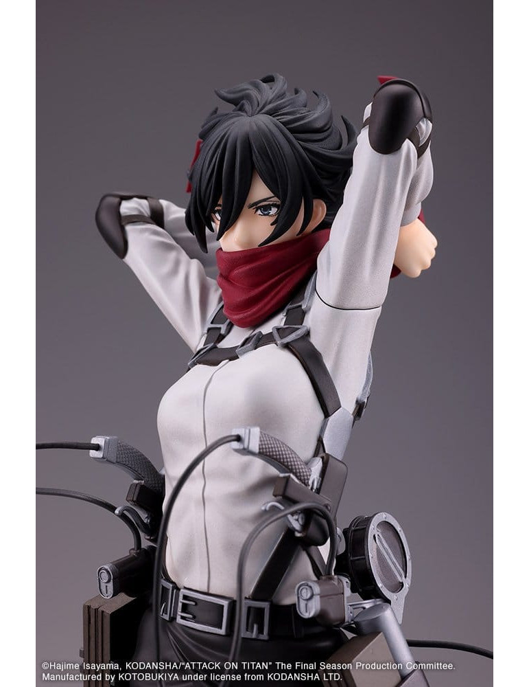 Attack on Titan: The Final Season Oshi Works PVC Figure Mikasa Ackerman The Final Season Ver. 25 cm Kotobukiya
