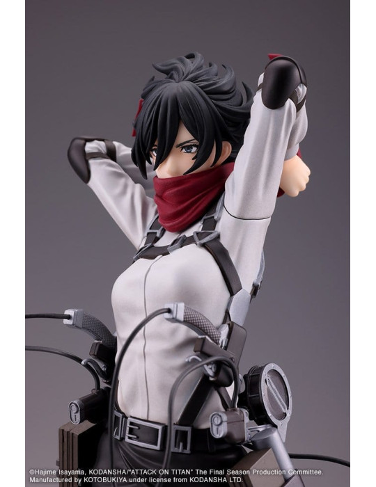 Attack on Titan: The Final Season figurine PVC Oshi Works Mikasa Ackerman The Final Season Ver. 25 cm Kotobukiya