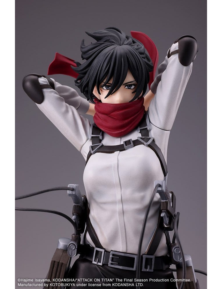 Attack on Titan: The Final Season Oshi Works PVC Figure Mikasa Ackerman The Final Season Ver. 25 cm Kotobukiya