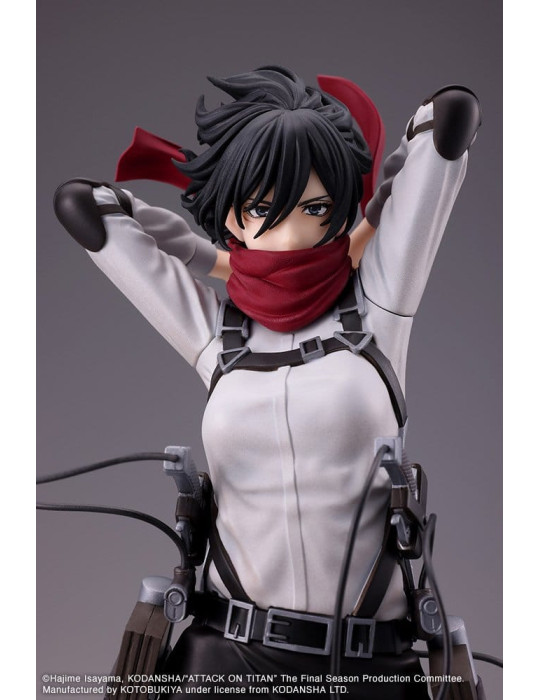 Attack on Titan: The Final Season Oshi Works PVC Figure Mikasa Ackerman The Final Season Ver. 25 cm Kotobukiya