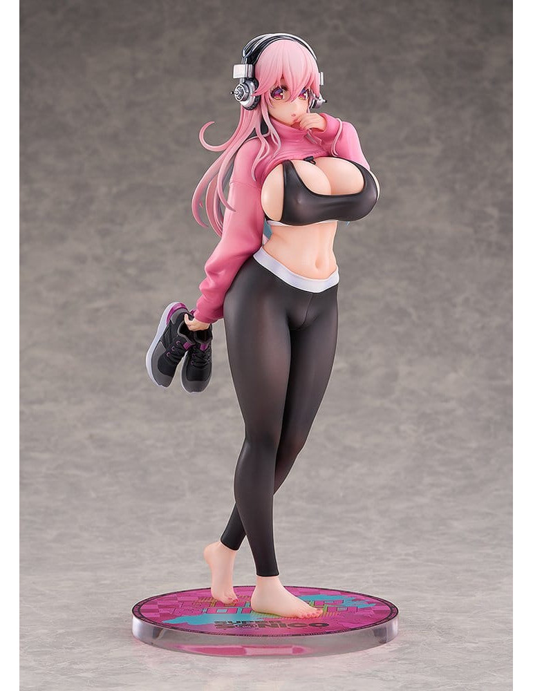 Super Sonico PVC Figure 1/6 Exercise Ver. 27 cm Solarain