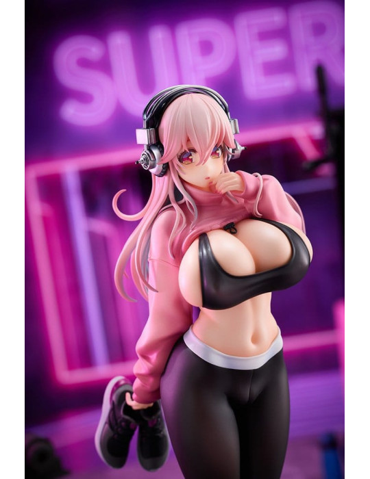 Super Sonico PVC Figure 1/6 Exercise Ver. 27 cm Solarain