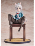 Senren*Banka PVC Figure 1/7 Yoshino Tomotake Animal Ears School Uniform Ver. 21 cm Luminous Box