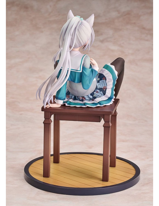 Senren*Banka PVC Figure 1/7 Yoshino Tomotake Animal Ears School Uniform Ver. 21 cm Luminous Box