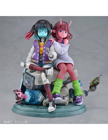 Milky Subway The Galactic Limited Express PVC Figures 2-Pack Chiharu & Makina 18 cm Medicos Entertainment