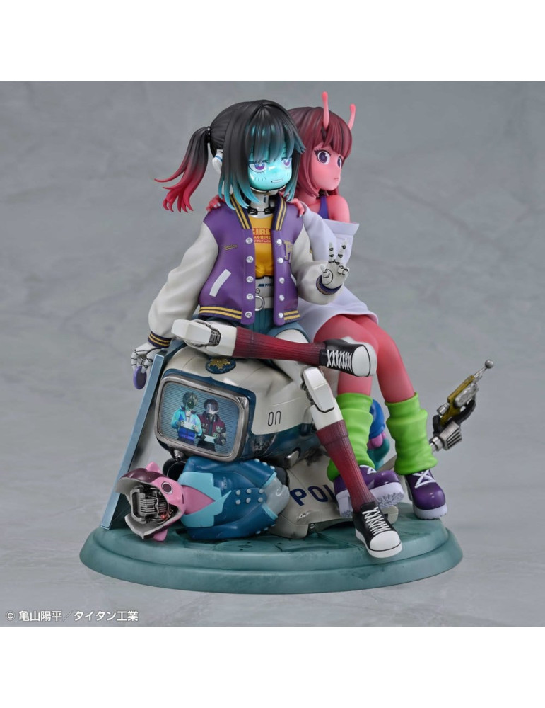 Milky Subway The Galactic Limited Express PVC Figures 2-Pack Chiharu & Makina 18 cm Medicos Entertainment