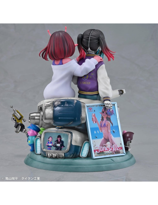 Milky Subway The Galactic Limited Express PVC Figures 2-Pack Chiharu & Makina 18 cm Medicos Entertainment