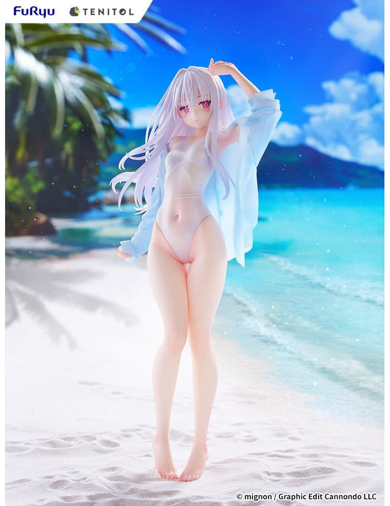 Mignon Works Tenitol Tall PVC Figure Shiro Swimsuit Ver. 30 cm Furyu
