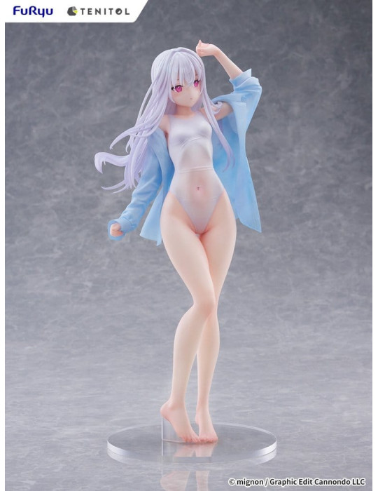 Mignon Works Tenitol Tall PVC Figure Shiro Swimsuit Ver. 30 cm Furyu