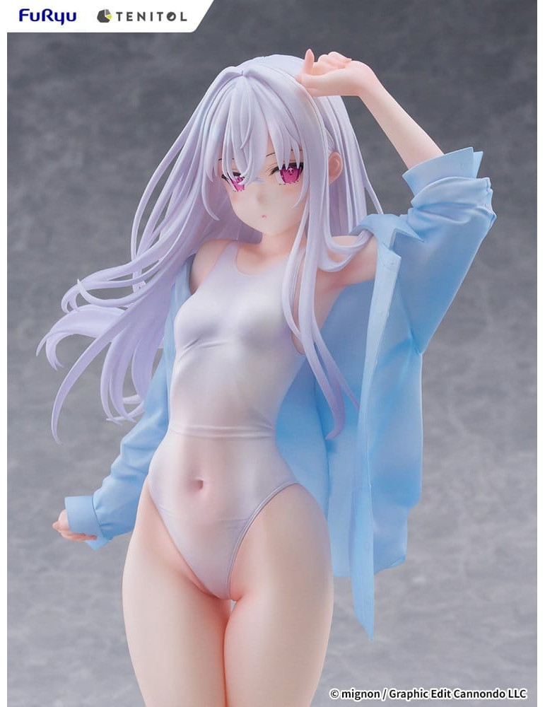 Mignon Works Tenitol Tall PVC Figure Shiro Swimsuit Ver. 30 cm Furyu