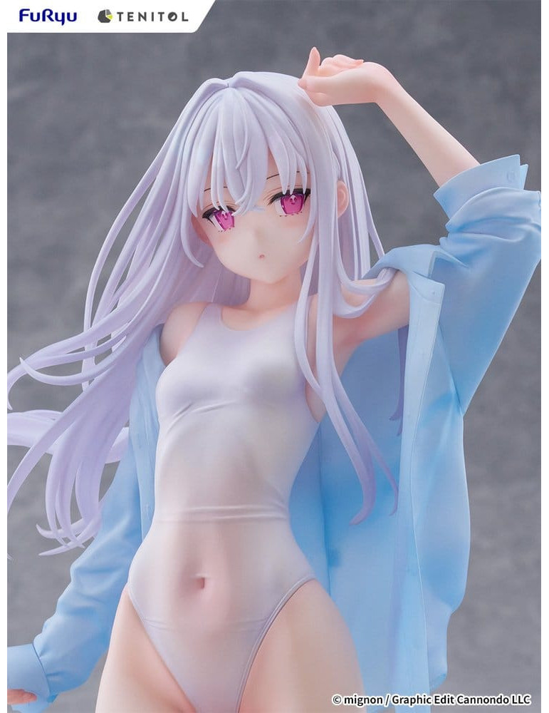 Mignon Works Tenitol Tall PVC Figure Shiro Swimsuit Ver. 30 cm Furyu