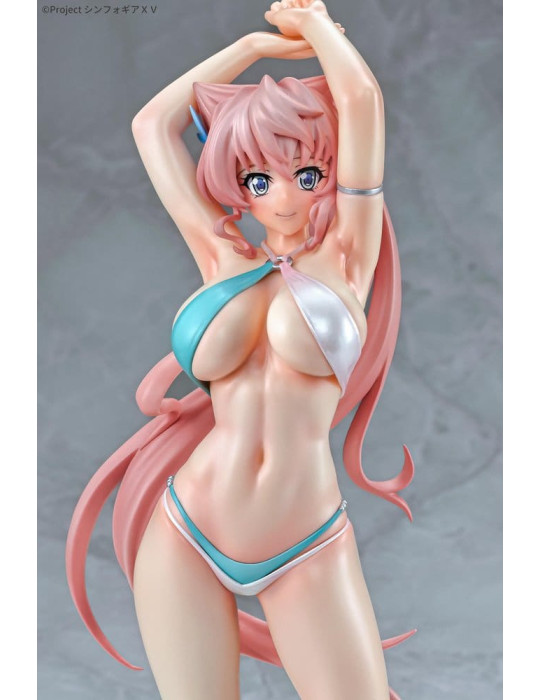 Senki Zesshou Symphogear XV PVC Figure 1/7 Maria Cadenzavna Eve Bikini style Gloss ver. 27 cm Q-Six