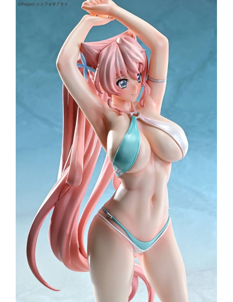 Senki Zesshou Symphogear XV PVC Figure 1/7 Maria Cadenzavna Eve Bikini style Gloss ver. 27 cm Q-Six