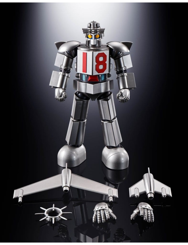 Daitetsujin 17 Soul of Chogokin Diecast Action Figure GX-101S Daitetsujin 17 & 18 Graviton Box 18 cm Bandai