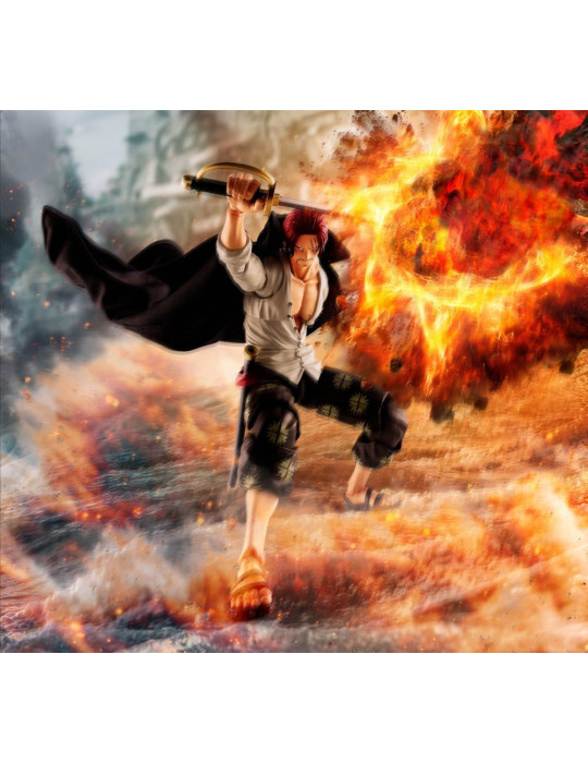 One Piece S.H.Figuarts Action Figure Shanks -Marineford- 17 cm Bandai