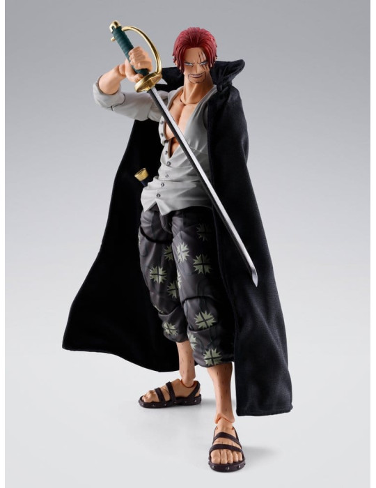 One Piece S.H.Figuarts Action Figure Shanks -Marineford- 17 cm Bandai