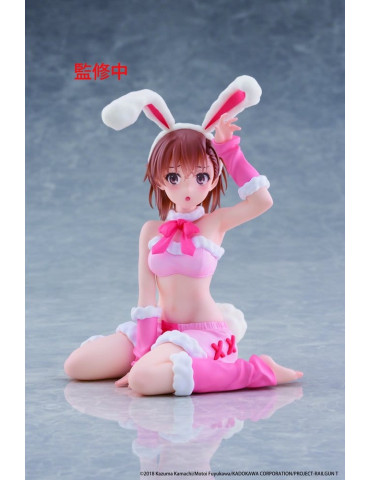 A Certain Scientific Railgun Moflock PVC Figure Mikoto Misaka (Fluffy Bunny Ver.) 13 cm Taito