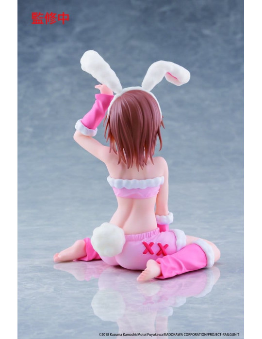 A Certain Scientific Railgun Moflock PVC Figure Mikoto Misaka (Fluffy Bunny Ver.) 13 cm Taito