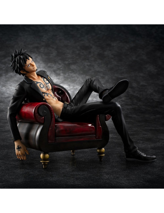 One Piece Portrait.Of.Pirates "S.O.C" PVC Figure Trafalgar Law Ver.R Megahouse