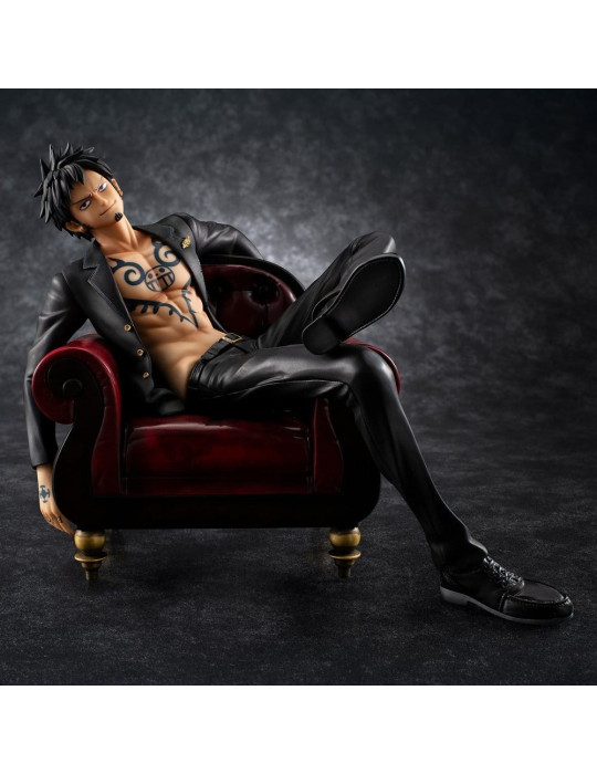 One Piece Portrait.Of.Pirates "S.O.C" PVC Figure Trafalgar Law Ver.R Megahouse