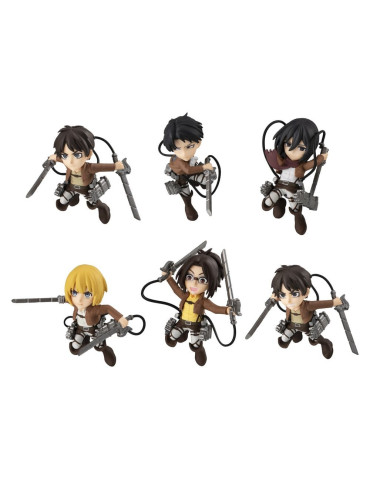 Attack on Titan blind box assortiment figurines mini Tobimas (6) Megahouse