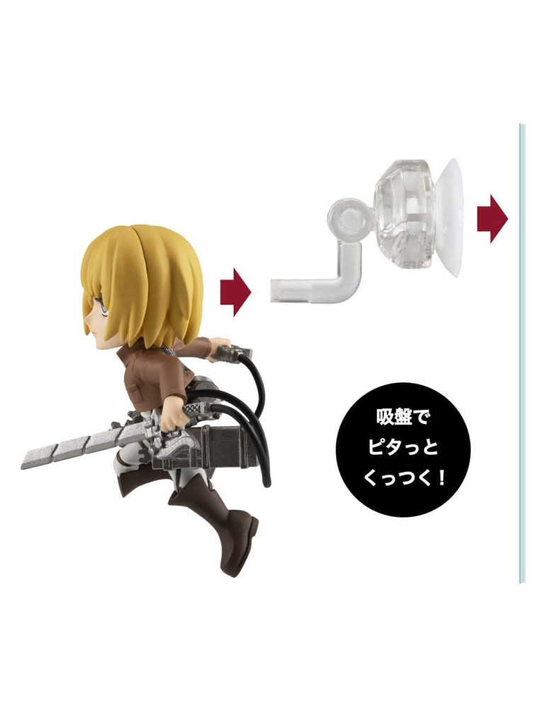 Attack on Titan blind box assortiment figurines mini Tobimas (6) Megahouse