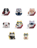 Naruto Shippuden figurines mini Mega Cat Project Nyaruto! The bond between master and disciple ver. Megahouse