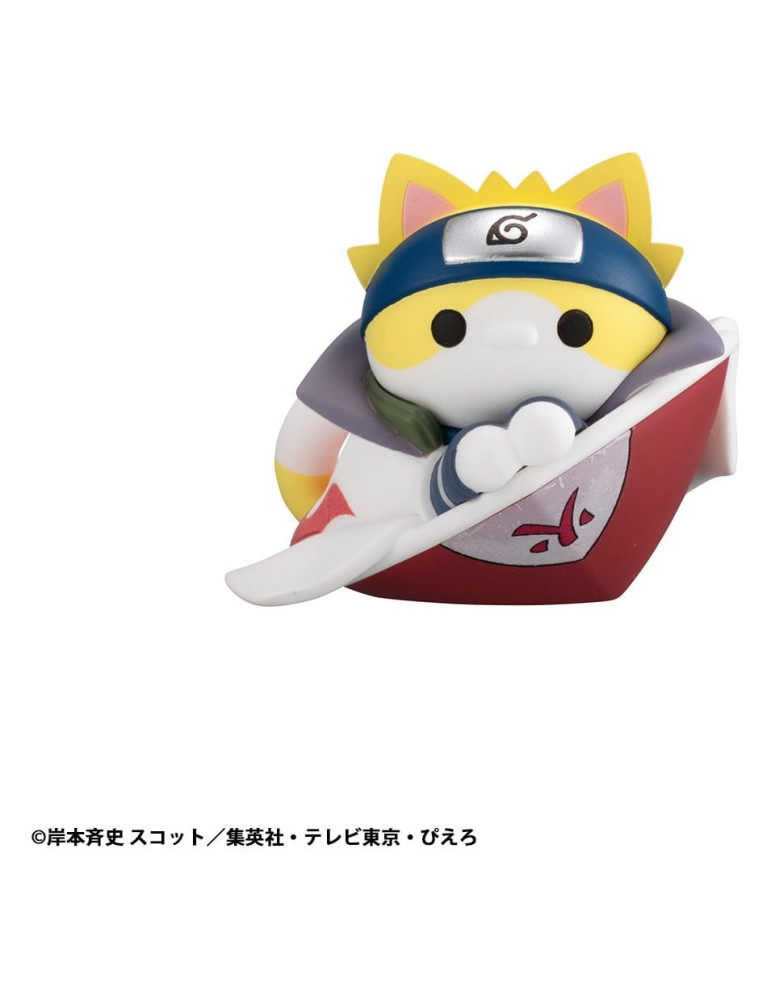 Naruto Shippuden figurines mini Mega Cat Project Nyaruto! The bond between master and disciple ver. Megahouse