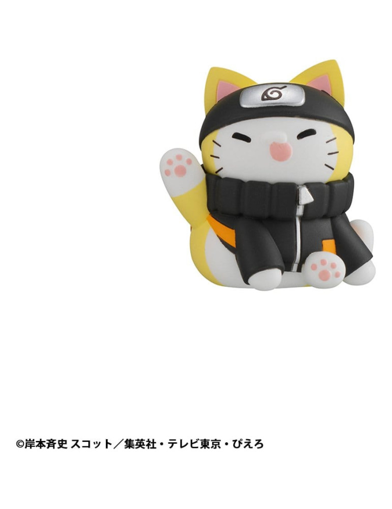 Naruto Shippuden figurines mini Mega Cat Project Nyaruto! The bond between master and disciple ver. Megahouse
