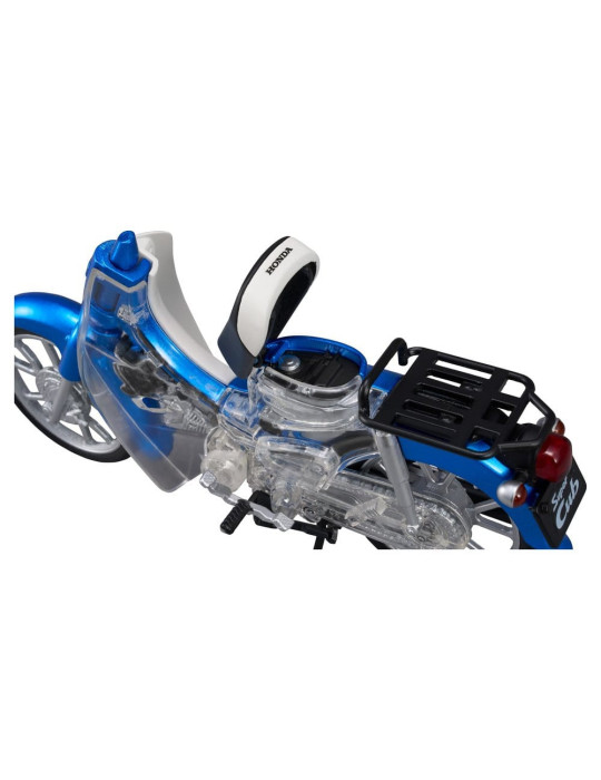 Honda Plastic Model Kit Kaitanics Super Cub 110 Glint Wave Blue Metalic Megahouse