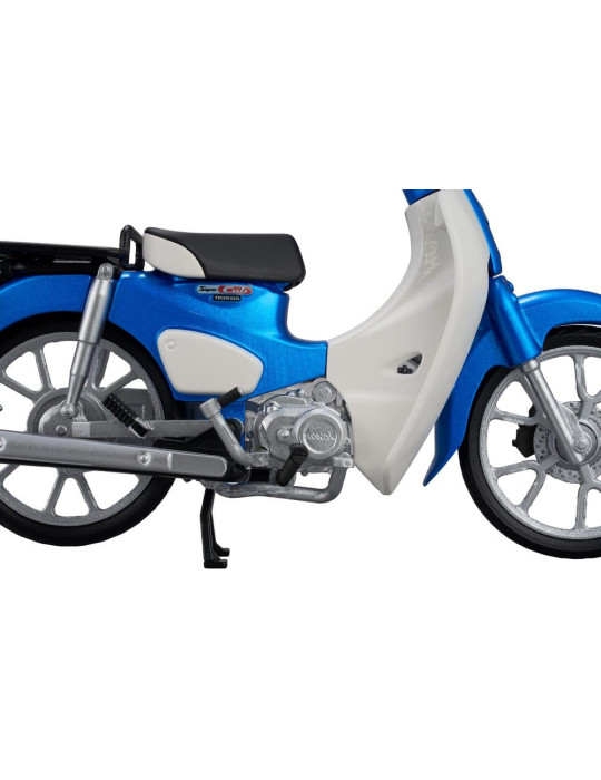 Honda Plastic Model Kit Kaitanics Super Cub 110 Glint Wave Blue Metalic Megahouse